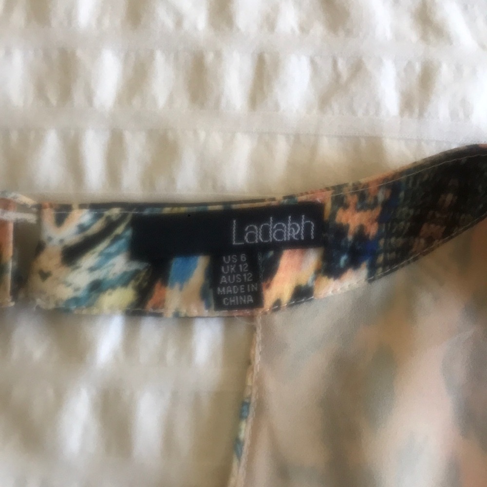 Multi-Colored Racer Back Romper - Picture 3 of 3